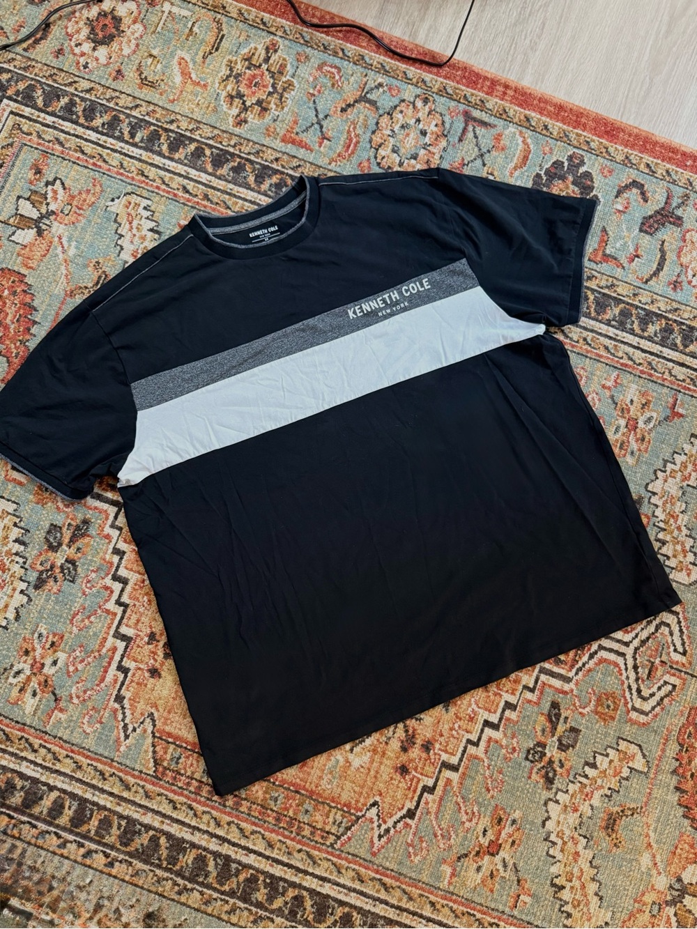 Men’s Kenneth Cole Black Crewneck Shirt